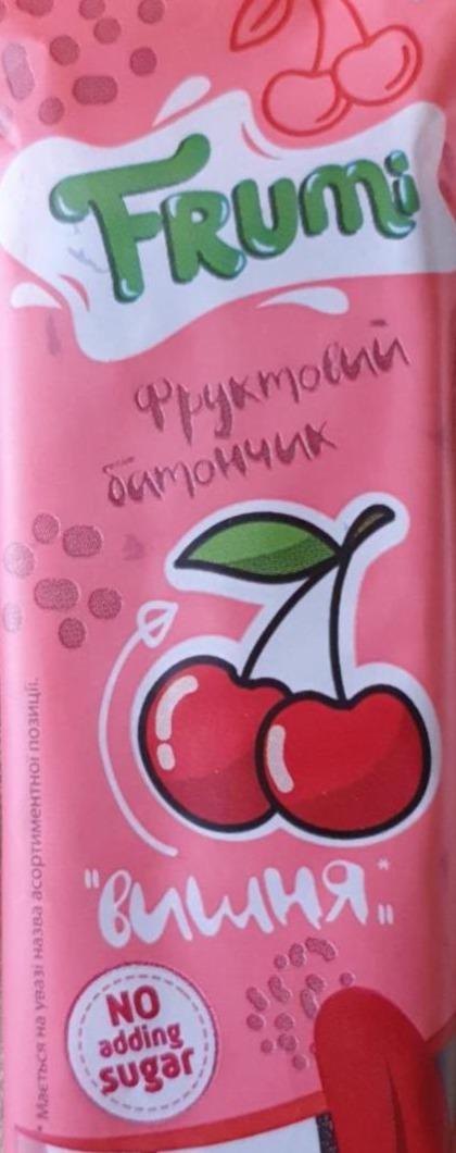 Фото - Батончик фруктовий Вишня Frumi