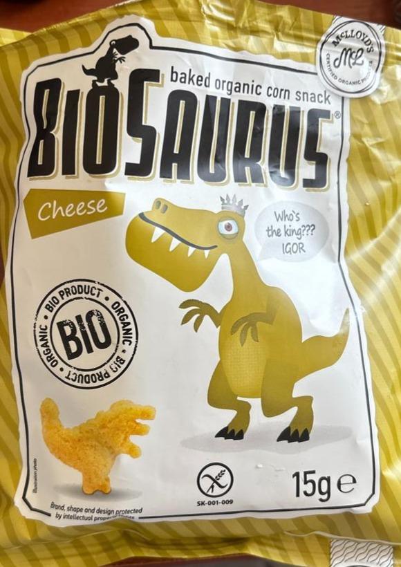 Фото - Снеки кукурудзяні Cheese BioSaurus