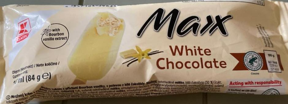Фото - Морозиво Білий шоколад Max