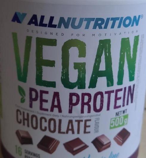 Фото - Veggie Pea Protein Chocolate Allnutrition