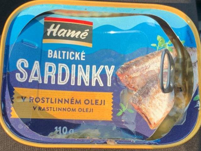 Фото - Sardinky baltické v oleji Hamé