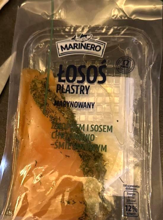 Фото - Łosoś plastry marynowany z koprem i sosem chrzanowo-śmietanowym Marinero