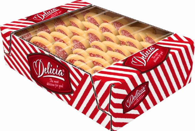 Фото - Печиво здобне Райські яблучка зі смаком вишні Деліція Delicia