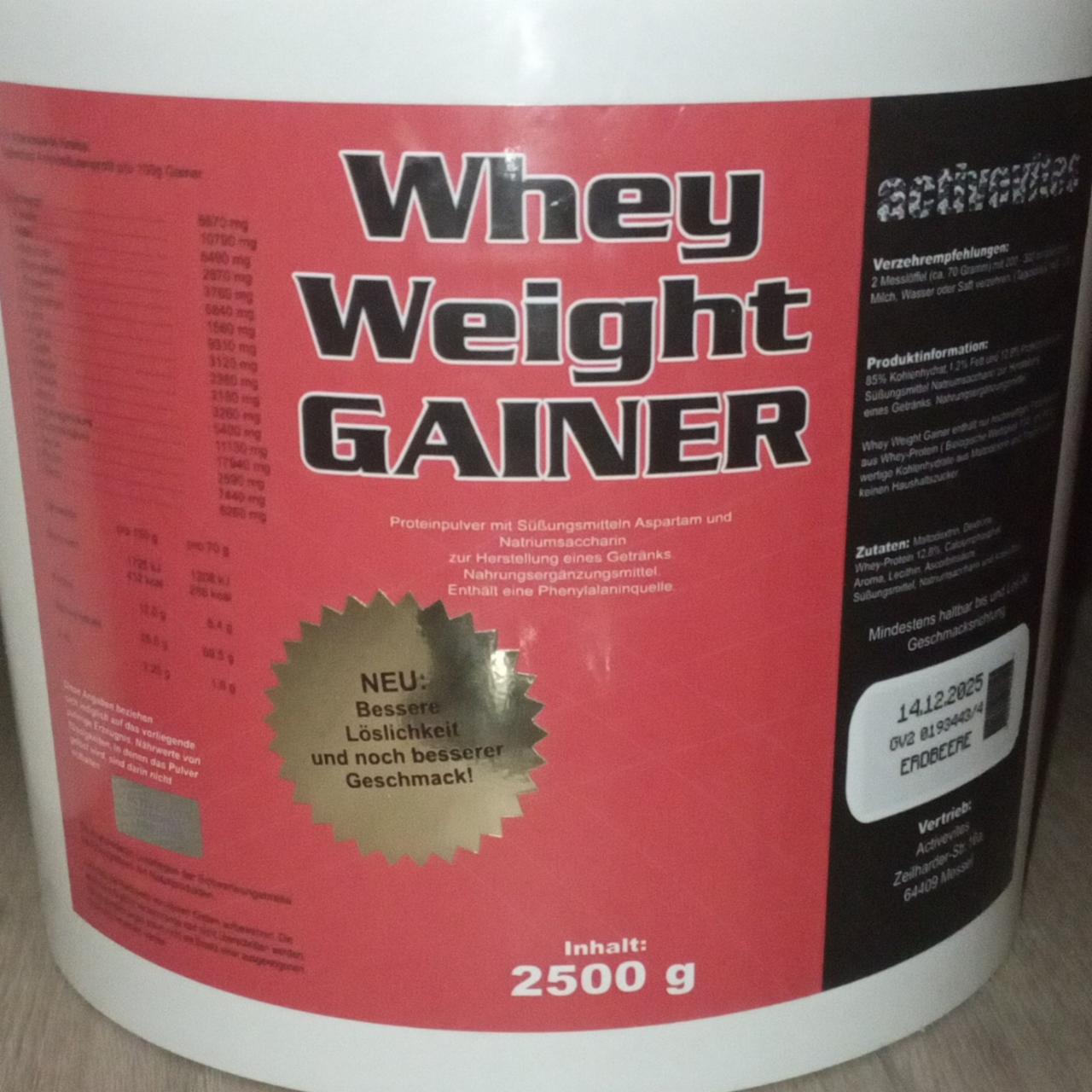 Фото - Гейнер Whey Weight Gainer Activevites