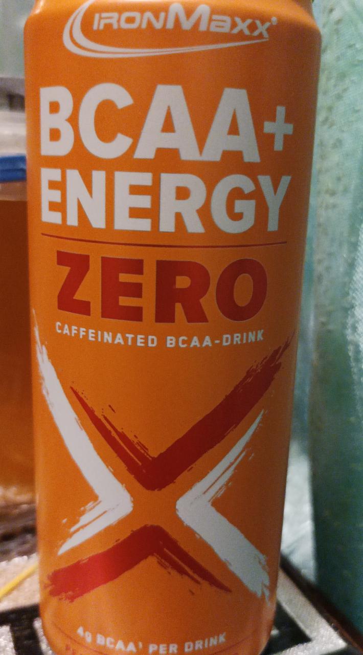 Фото - BCAA+ ENERGY ZERO енергетичний напій Iron maxx