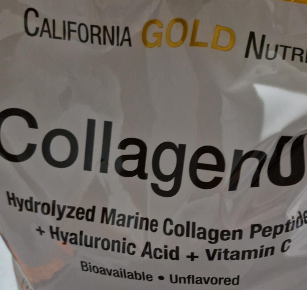 Фото - Hydrolyzed Collagen + Vitamin C Unflavored California Gold Nutrition