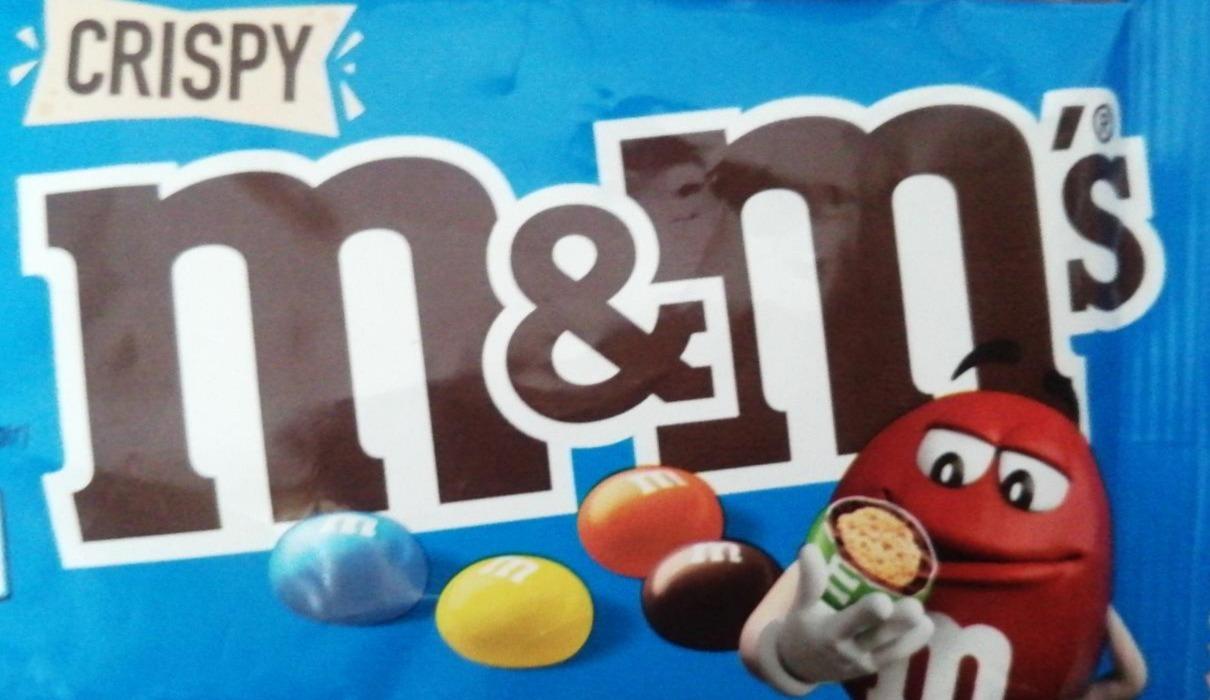 Фото - Драже M&M's Crispy з рисовими кульками у молочному шоколаді вкрите цукровою різнокольоровою глазур'ю M&M's
