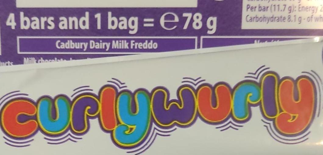 Фото - Dairy milk freddo treatsize curly wurly Cadbury