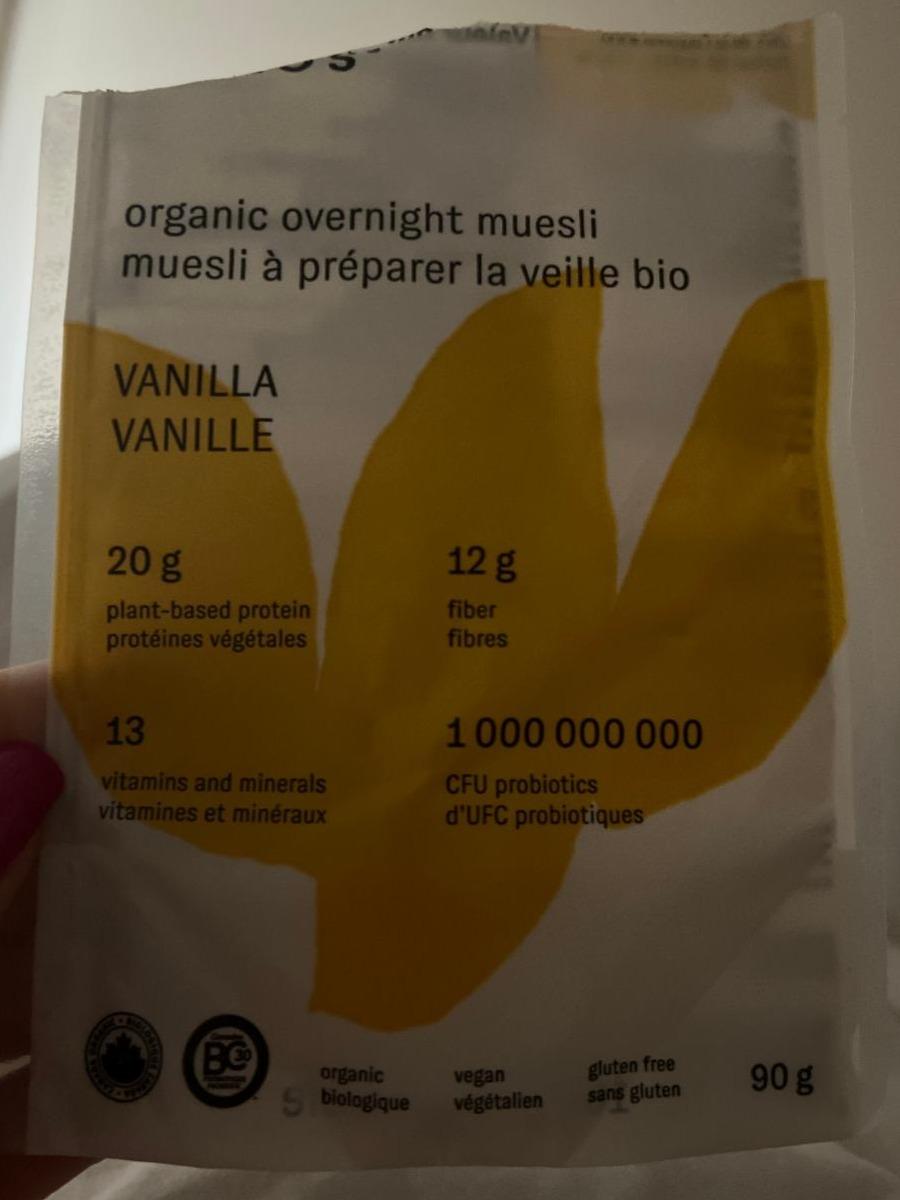 Фото - Organic overnight muesli Holos