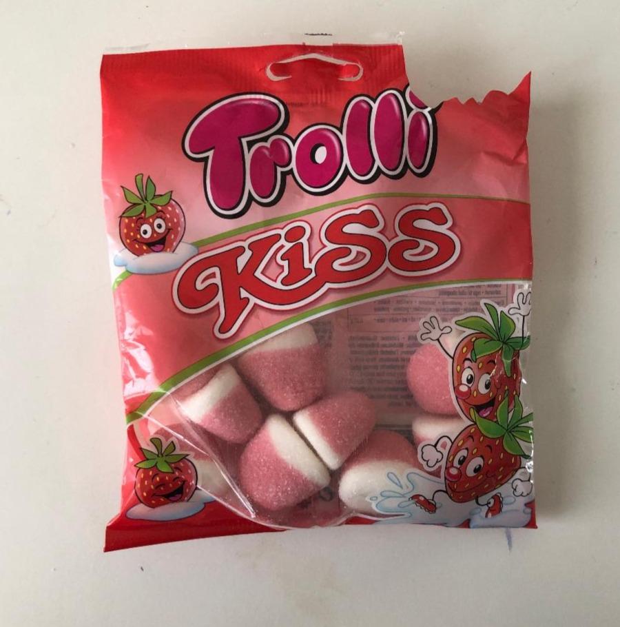 Фото - Желейні цукерки з полуницею Trolli Kiss
