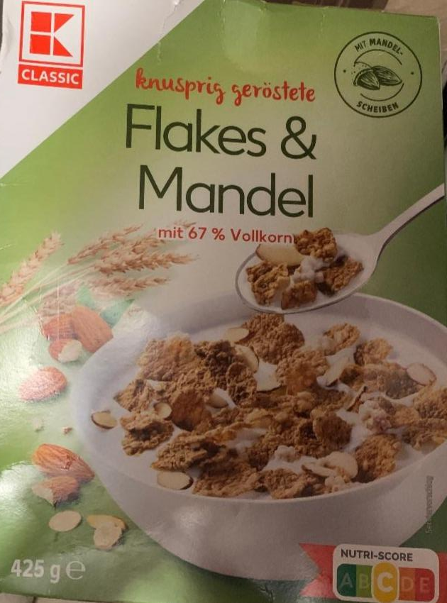 Фото - Knusprig gerostete flakes & mandel mit 67% vollkorn K-Classic