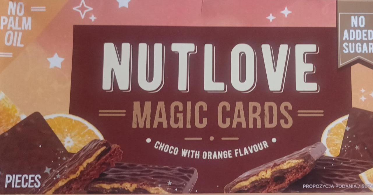 Фото - Печиво шоколад з помаранчем Magic Cards Nutlove Allnutrition
