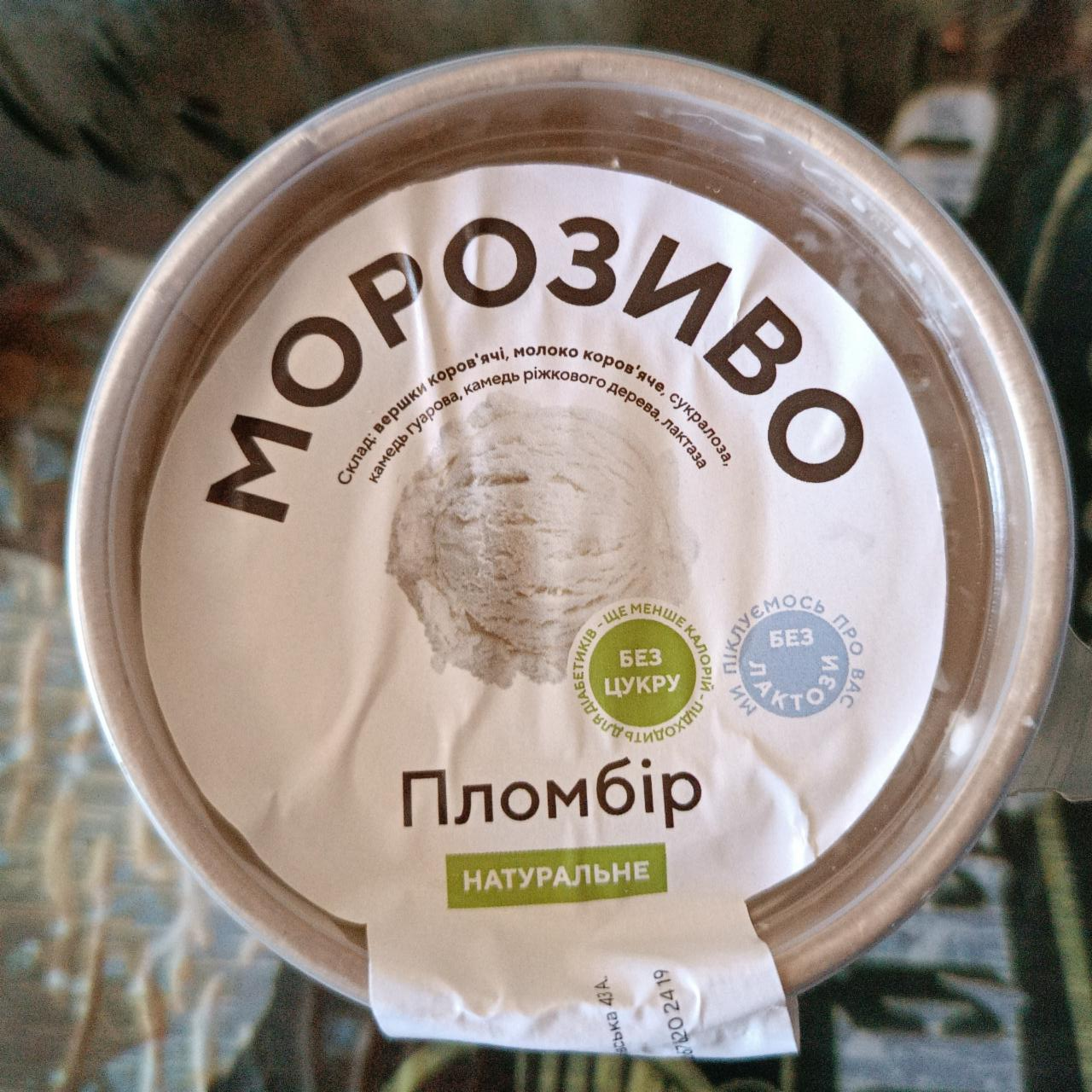 Фото - Морозиво пломбір натуральне Mountain