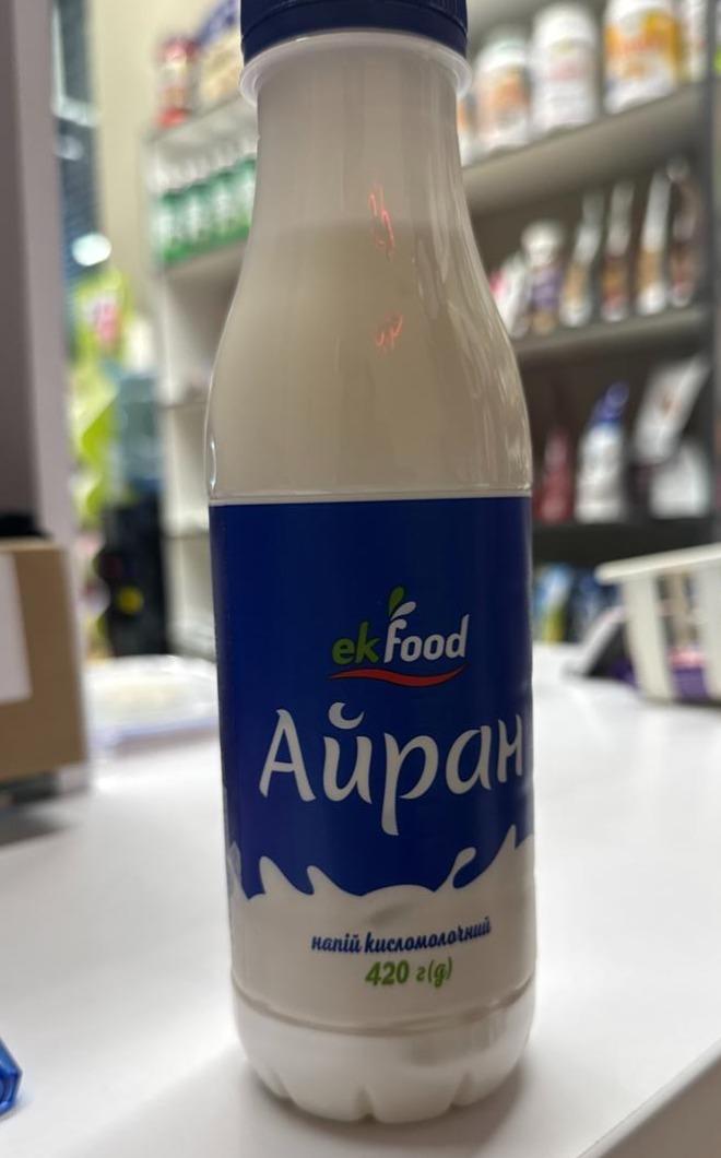 Фото - Айран нежирний Ekfood