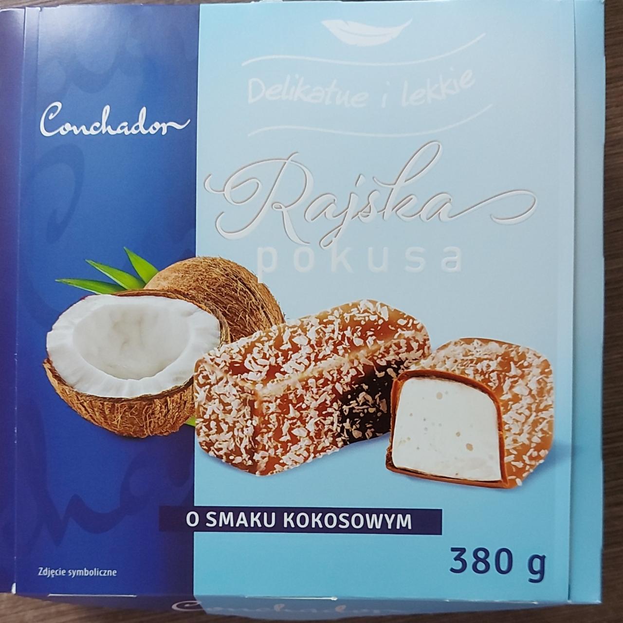 Фото - Цукерки пташине молоко зі смаком кокосу Conchador