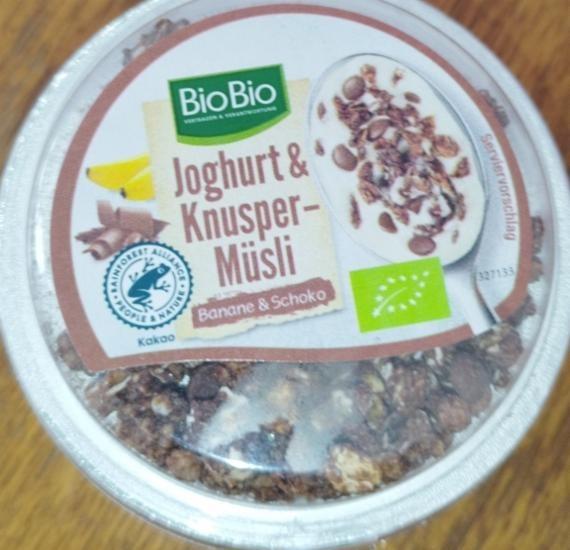 Фото - Joghurt & Knusper-Müsli Banana und Schoko BioBio
