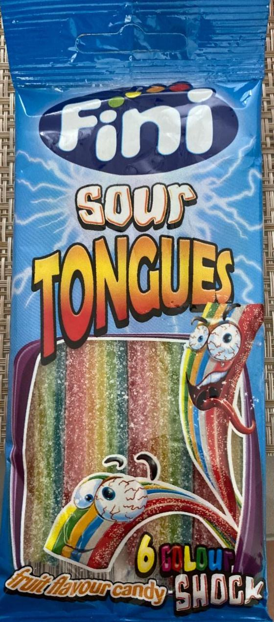 Фото - Цукерки желейні Sour tongues Fini