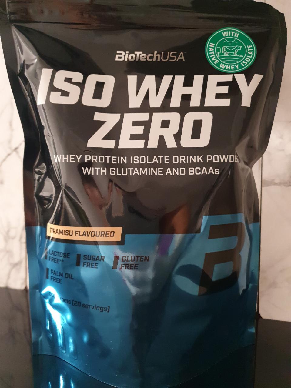 Фото - Протеїн IsoWhey Zero тирамісу BioTechUSA