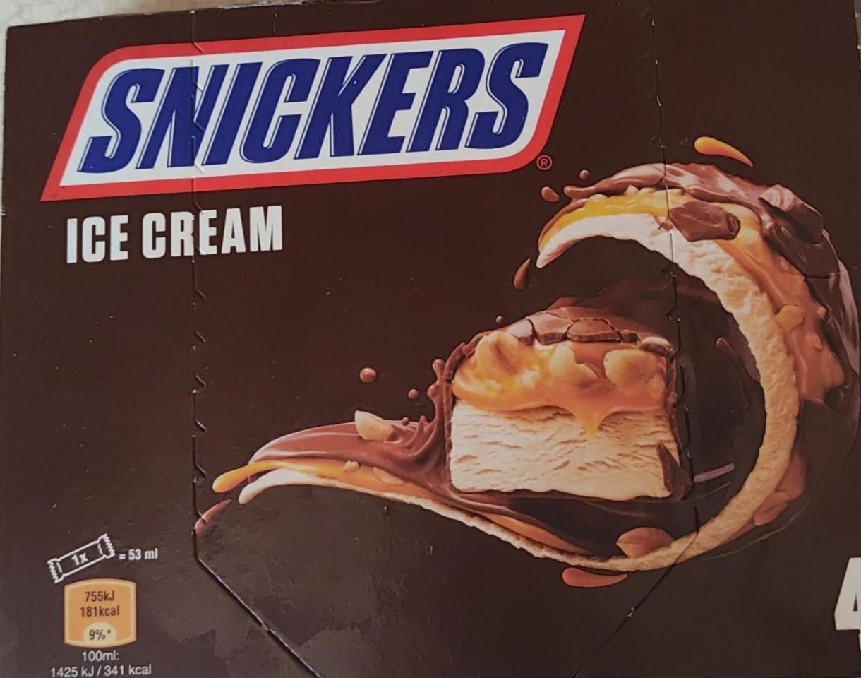 Фото - Chocolate Peanut Ice Cream Bar Snickers