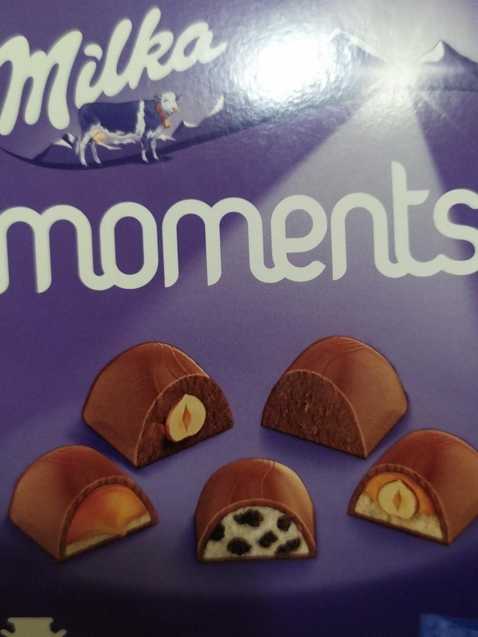 Фото - Набір цукерок у молочному шоколаді Milka Moments