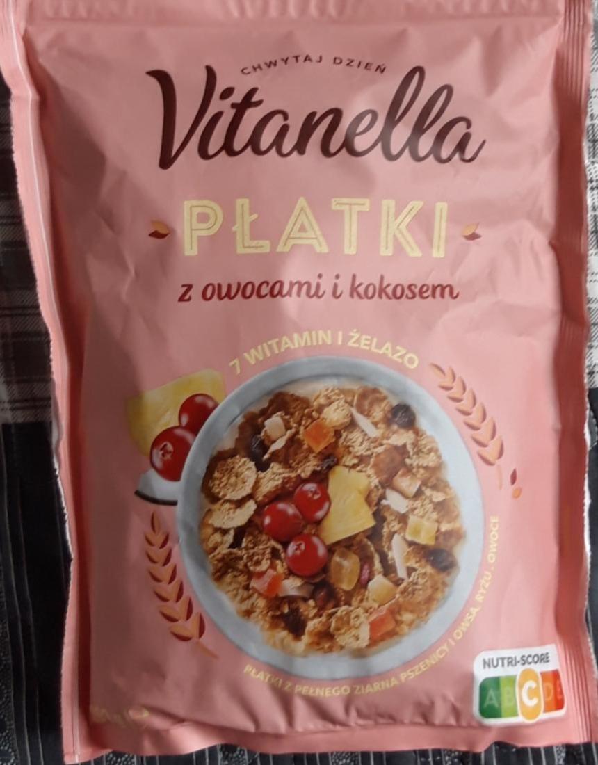 Фото - Пластівці з фруктами і кокосом Vitanella