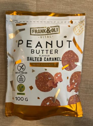 Фото - Vegan Mini Cookies With Peanut Salted Caramel Gluten-Free, No Added Sugar Frank & Oli