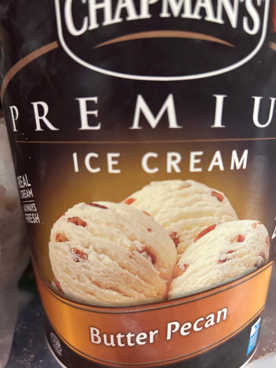 Фото - Ice cream premium butter pecan Chapman's