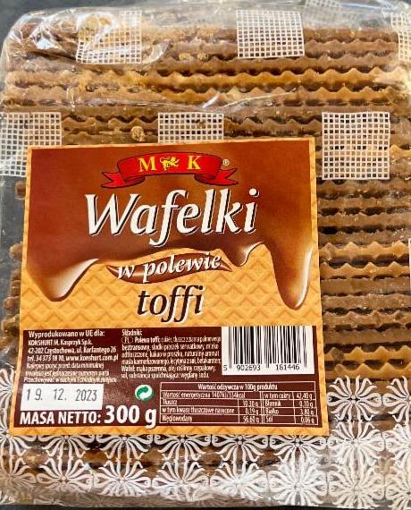 Фото - Wafelki w polewie toffi MK
