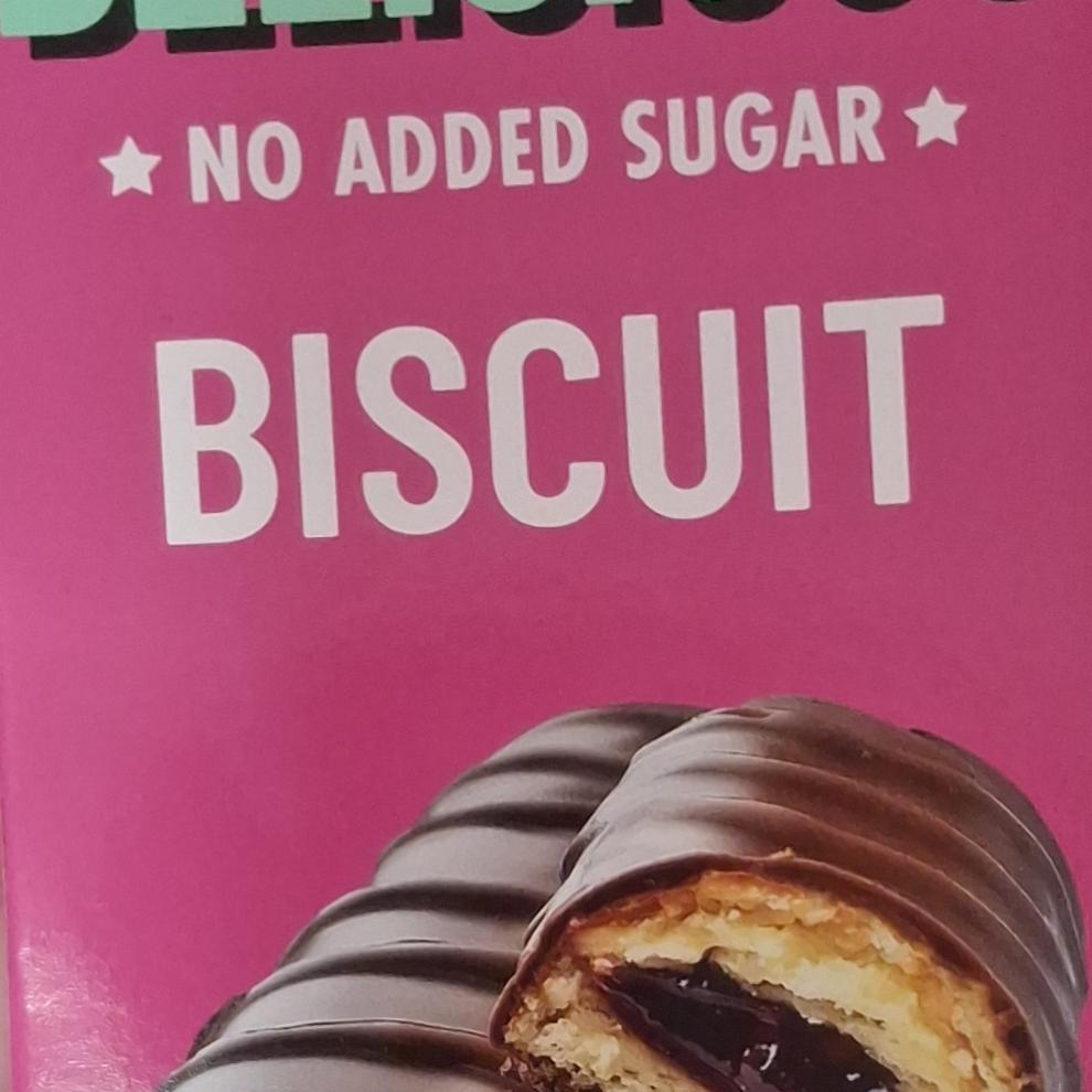 Фото - F**king delicious no added sugar biscuit raspberry chocolate flavor