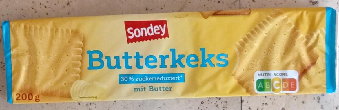 Фото - Печиво бісквітне Butterkeks Sondey