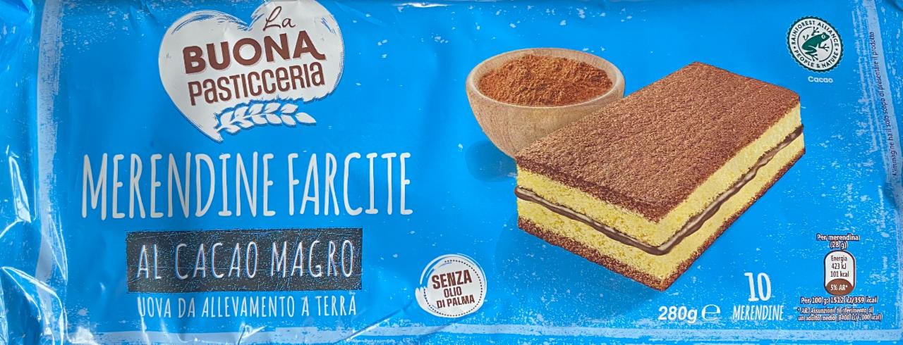 Фото - Випечений кондитерський виріб з начинкою какао Magro 26%