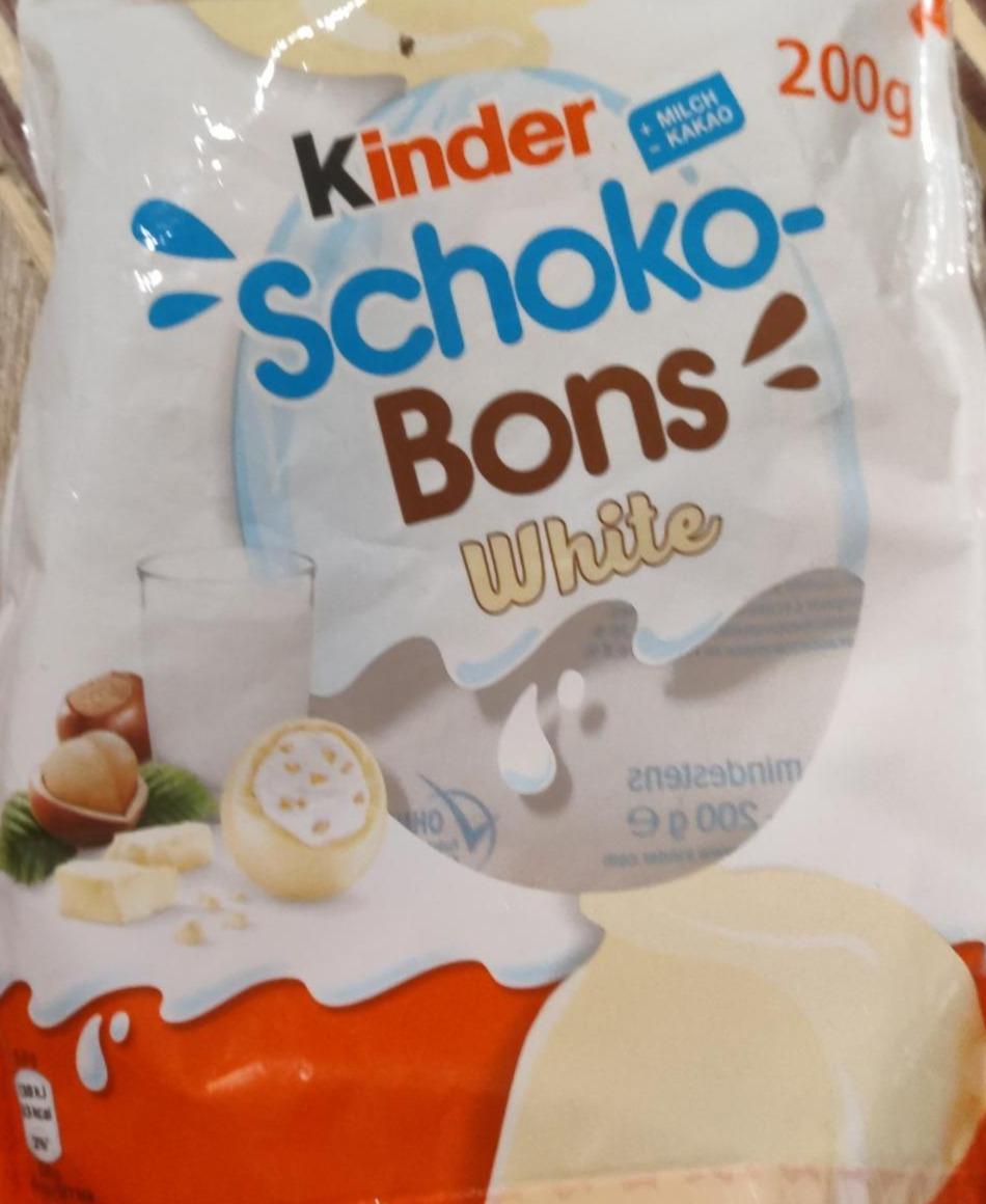 Фото - Schoko-Bons white Kinder