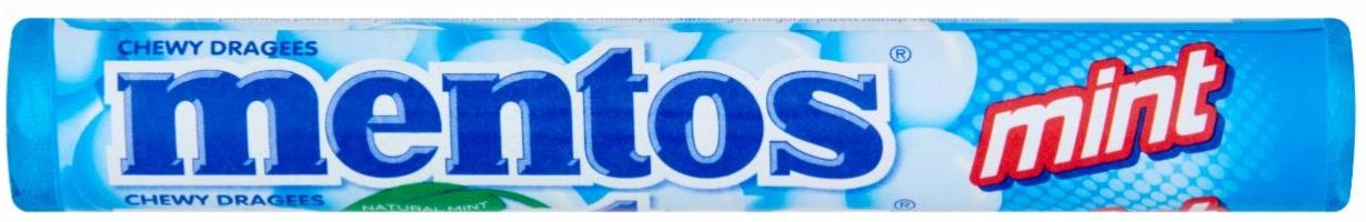 Фото - Жувальні цукерки драже М'ята Mint Mentos