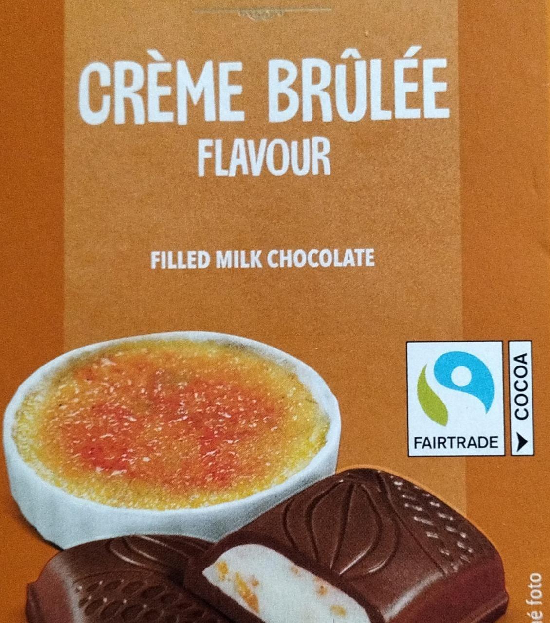 Фото - Chocolat au lait saveur crème brûlée Lidl